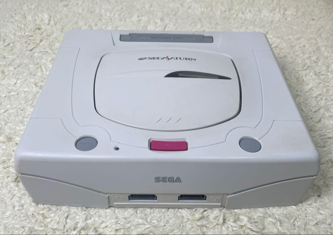Sega Saturn HST-0014 Console Used and Tested from Japan It is pure white