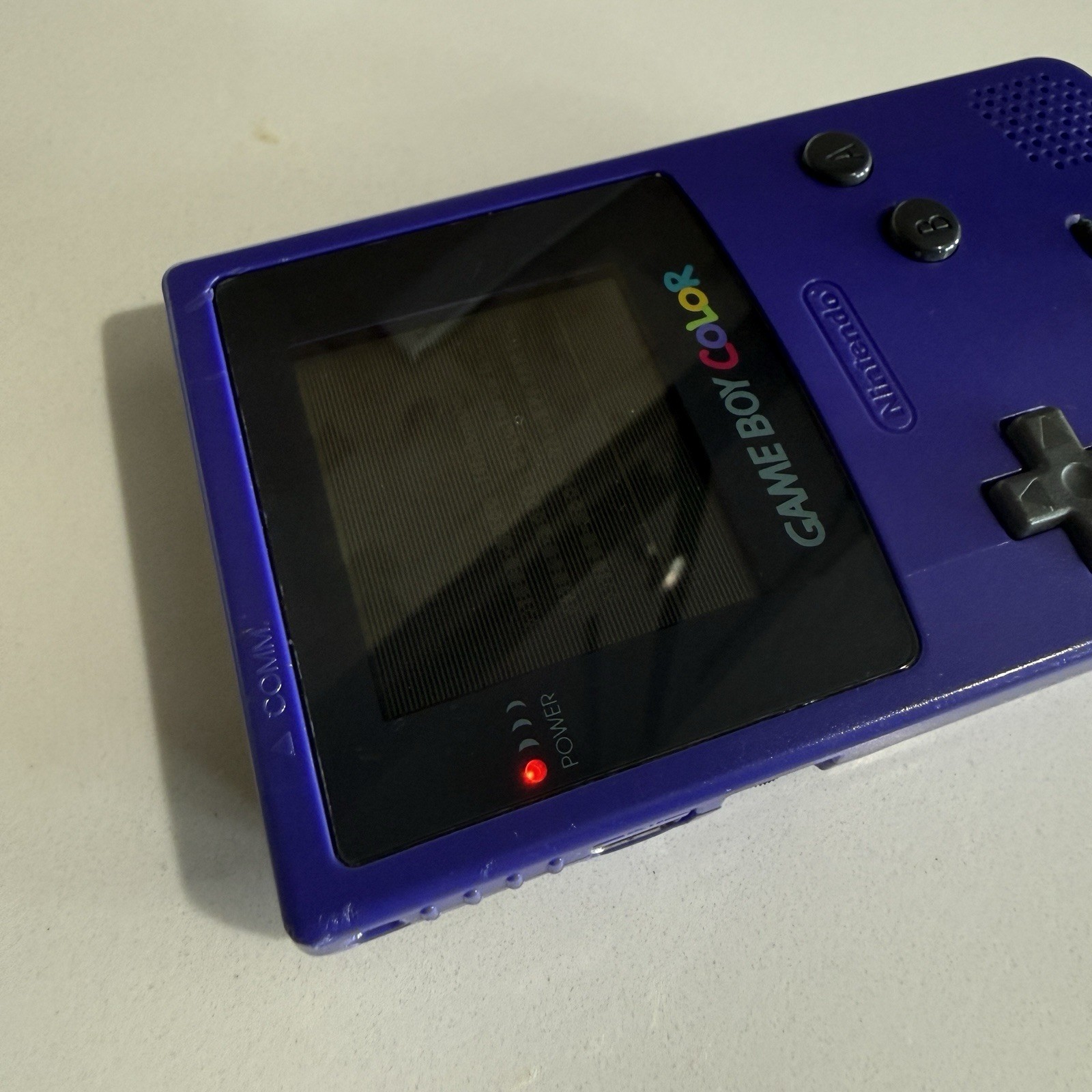 Nintendo Game Boy Color Grape Purple (CGB-001) Tested Working OEM