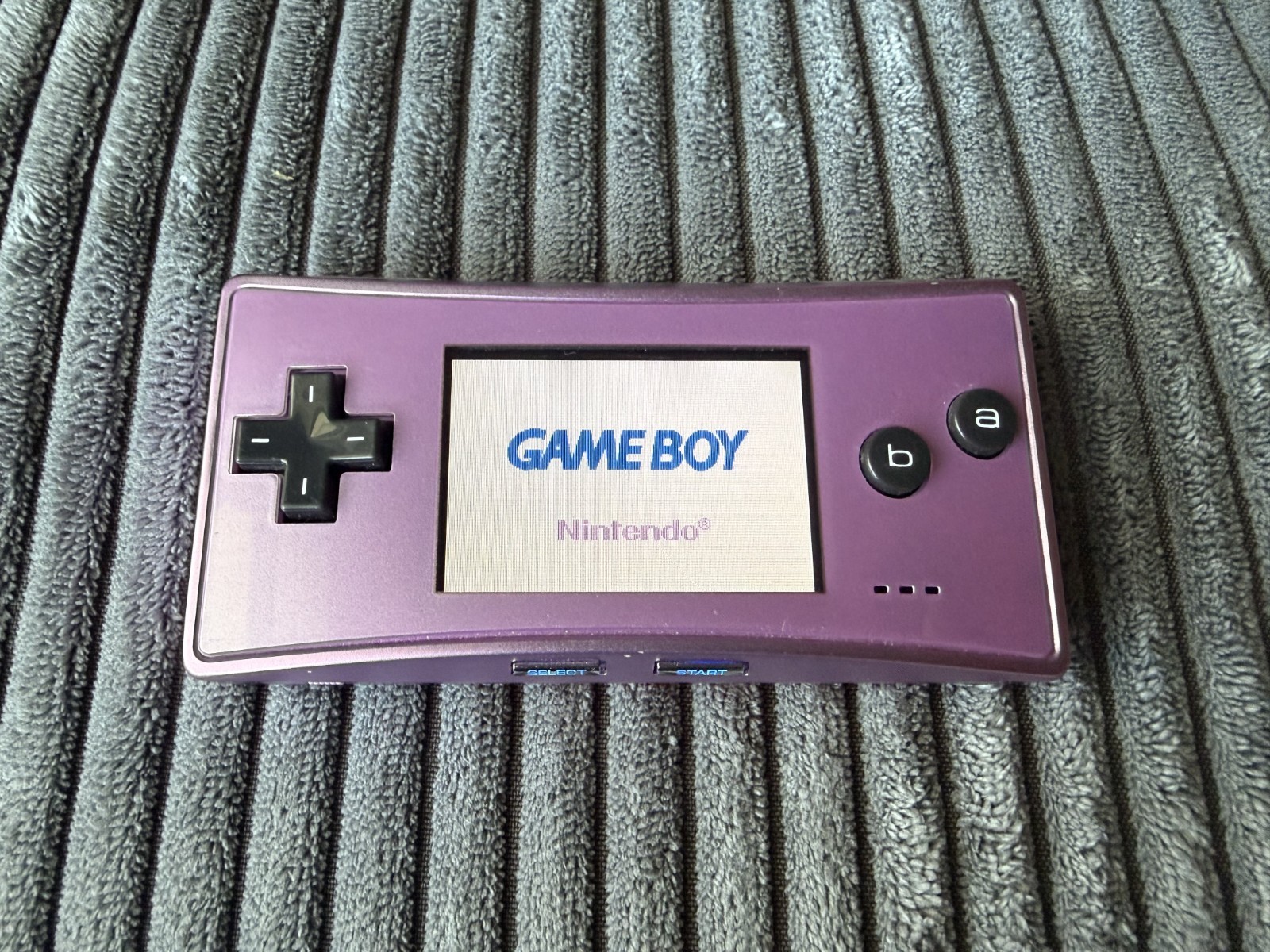 GameBoy Micro Console Nintendo Game Boy System Tested Working Charges with Case