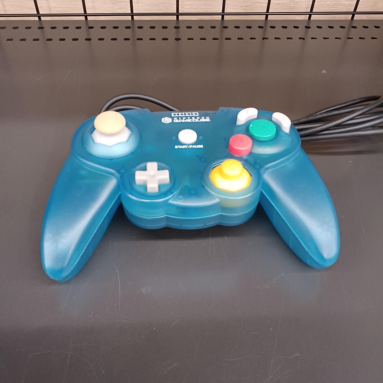 Nintendo GameCube Silver Console Game Boy Player HORI Blue Controller Set Japan