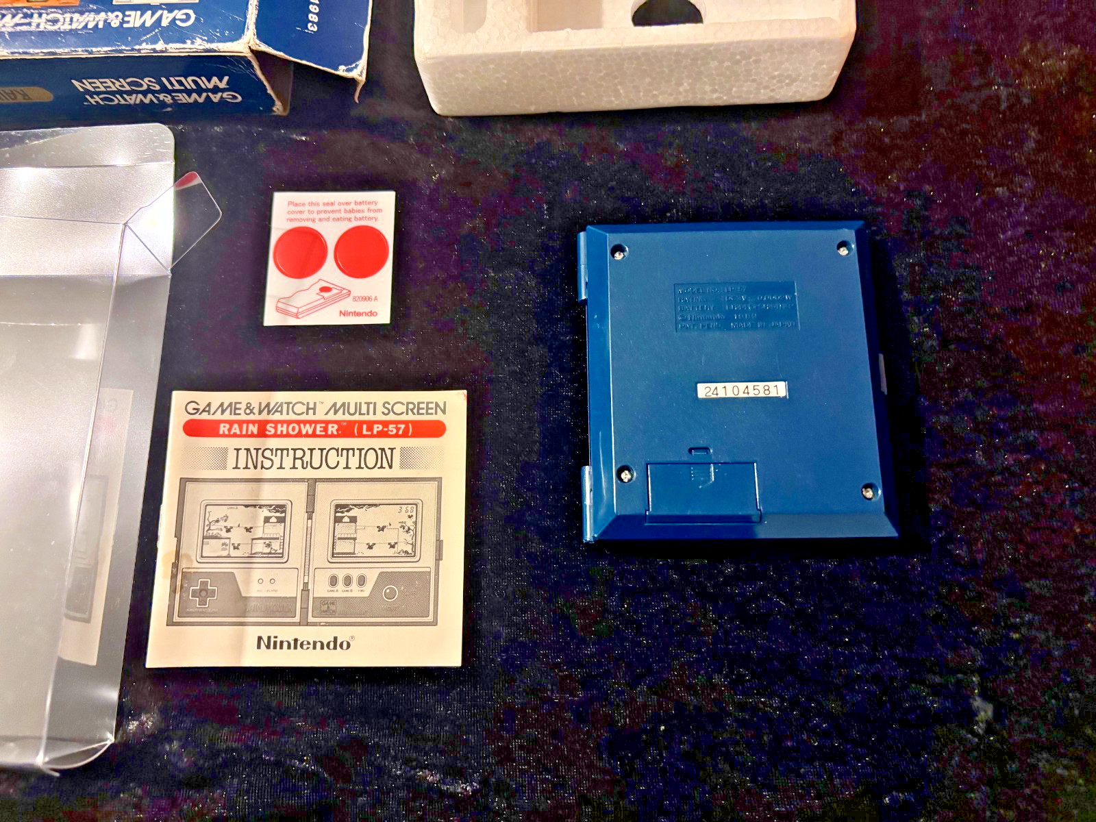 Nintendo Game&Watch RAIN SHOWER Electronic vintage classic toy video game hobby