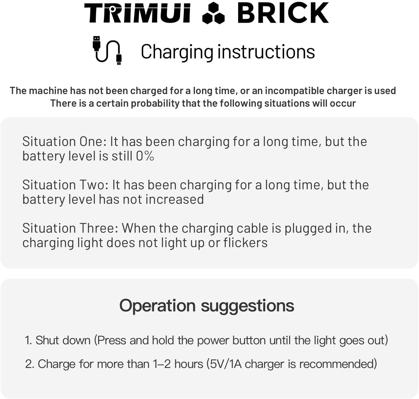 Trimui Brick Hammer Game Consoles,3.2 Inch IPS Screen Classic System and 3000Mah
