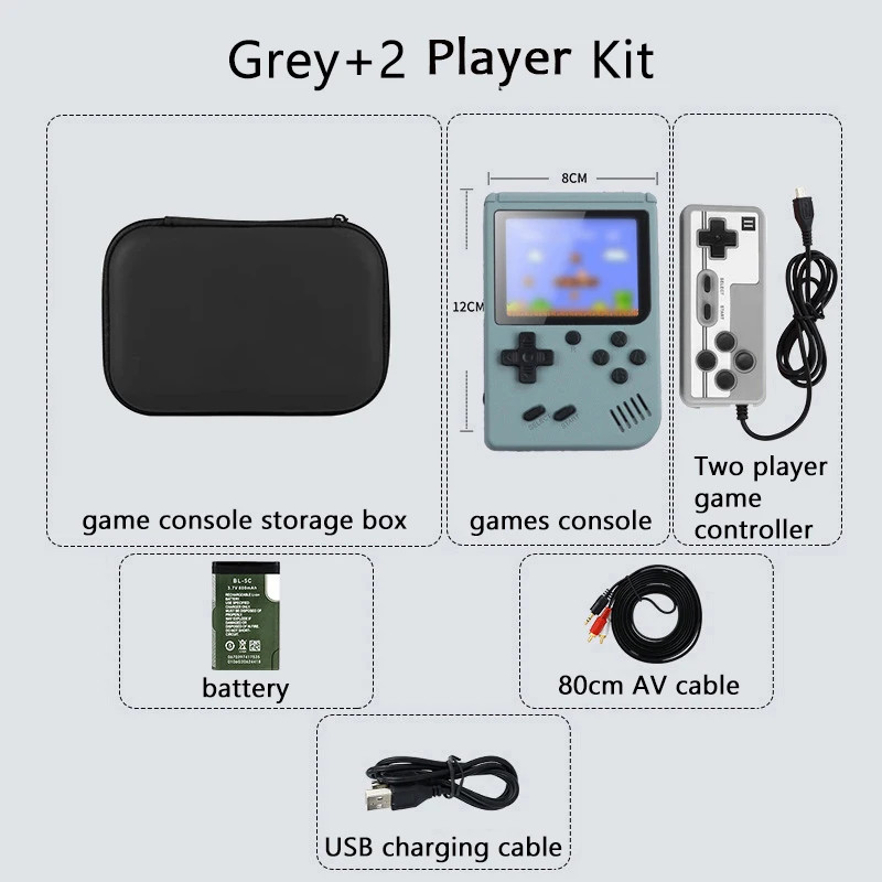 Built-in 500+ Classic arcade retro games Console for TV 5 inch Video Game Handhe