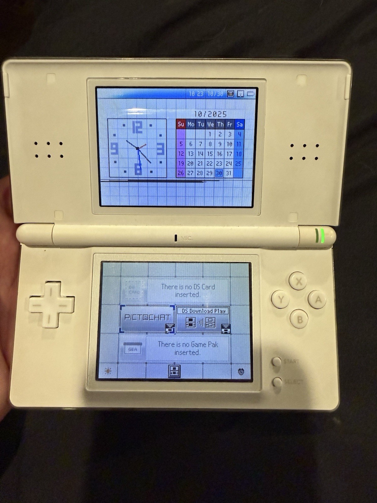 Nintendo DS Lite Handheld Console – Polar White READ DESCRIPTION!!!!
