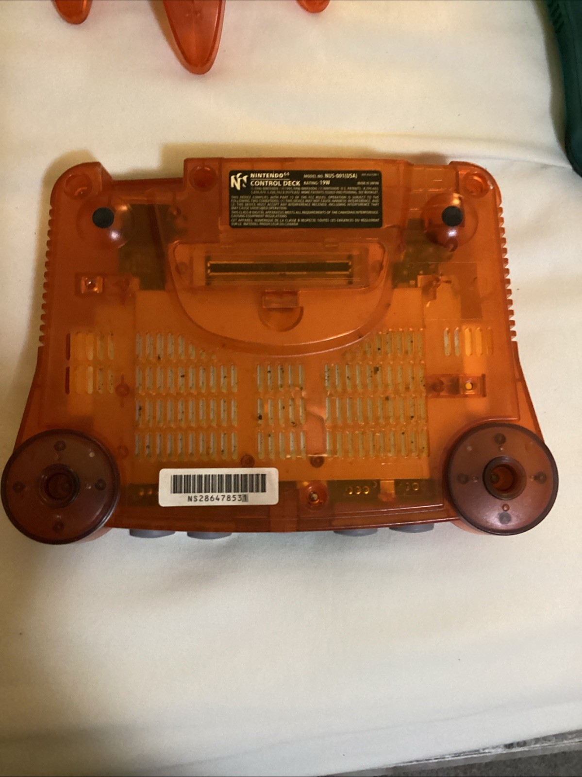 6 N64 Funtastic Systems W Controller Green Orange Watermellon Purple Blue Smoke