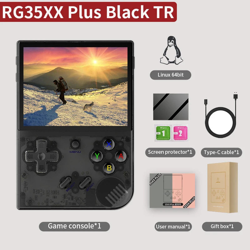 Retro Handheld Game Console 5000 Games IPS Screen WiFi HDMI Linux 64 Bit