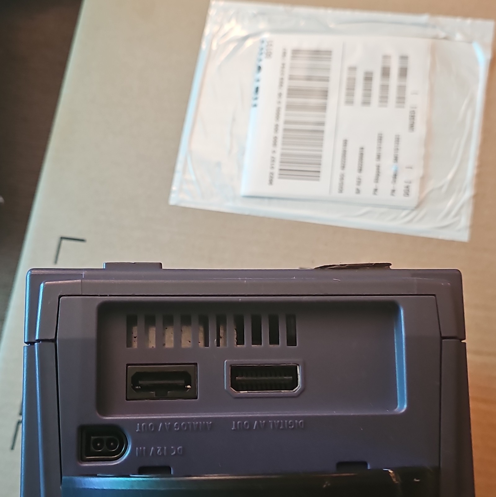 Nintendo GameCube DOL-001(USA) Purple Console Hi Speed Serial Port AV Out