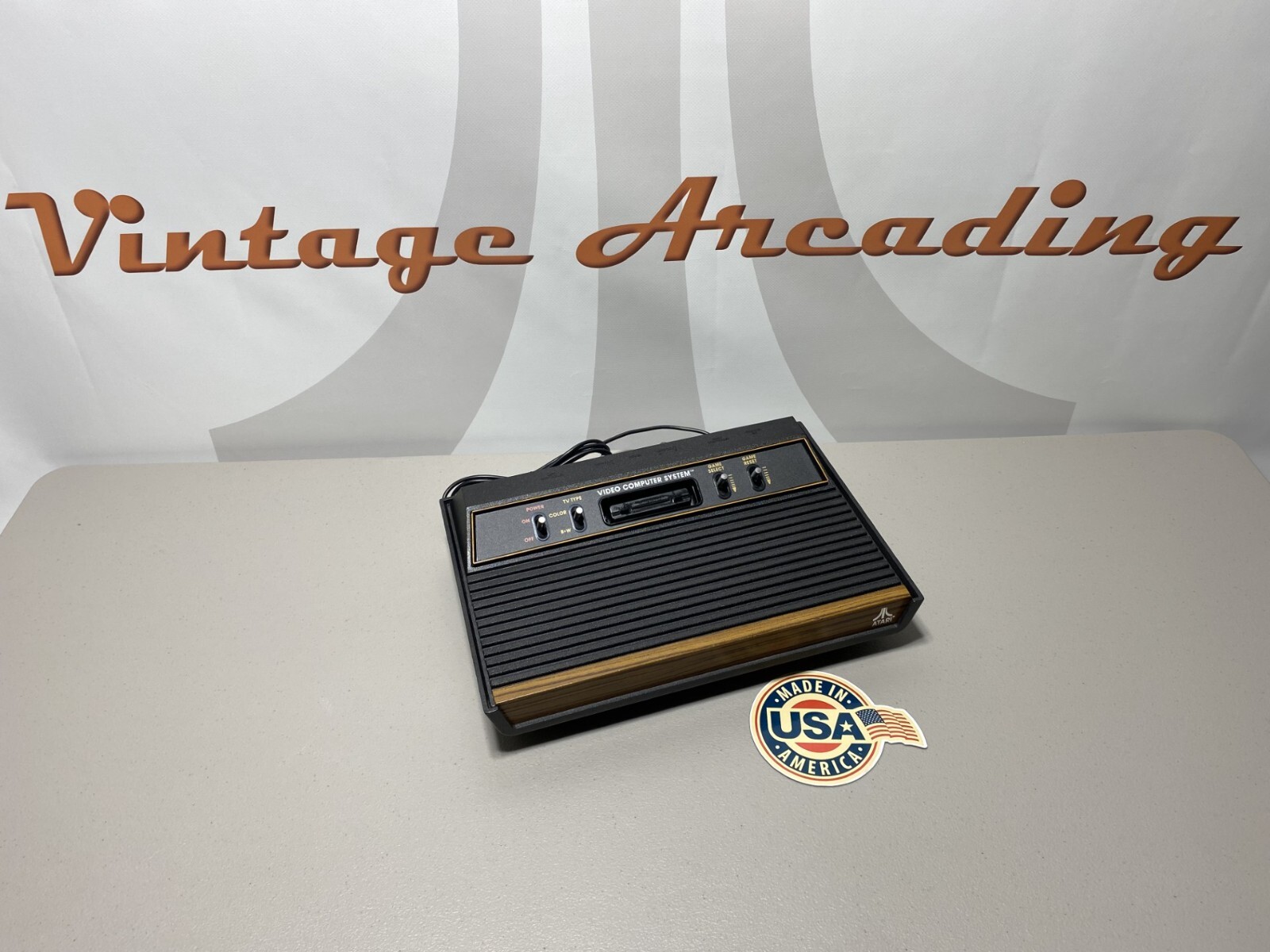 Atari CX2600A “Sunnyvale Four” w/Sixer Bottom! LOW SERIAL NUMBER!