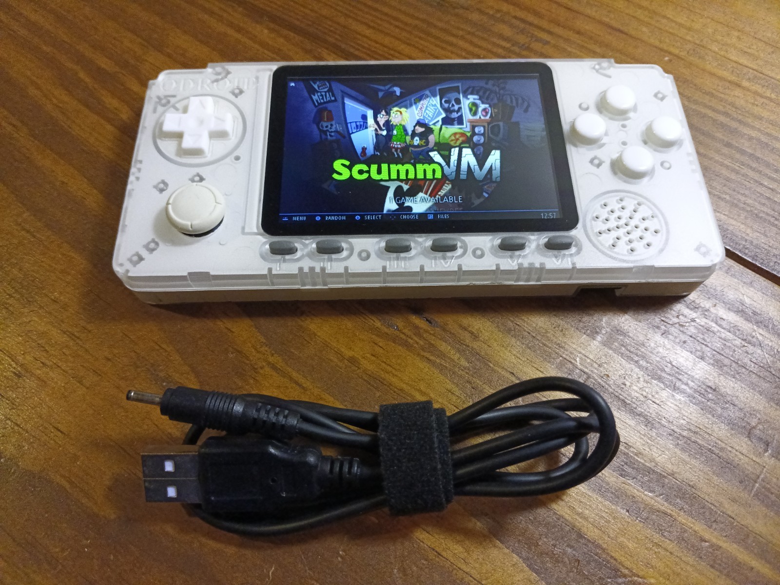 Odroid Go Advance Linux Emulation Handheld NES, SNES, Genesis, etc FROSTED WHITE