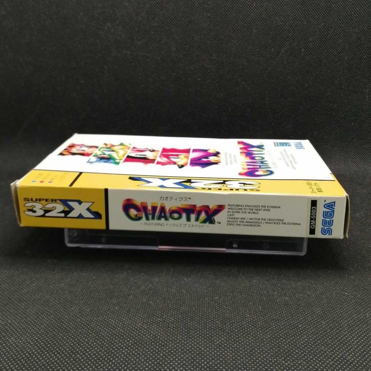 SEGA CHAOTIX Knuckles Echidna Super 32X Game Japanese Ver.