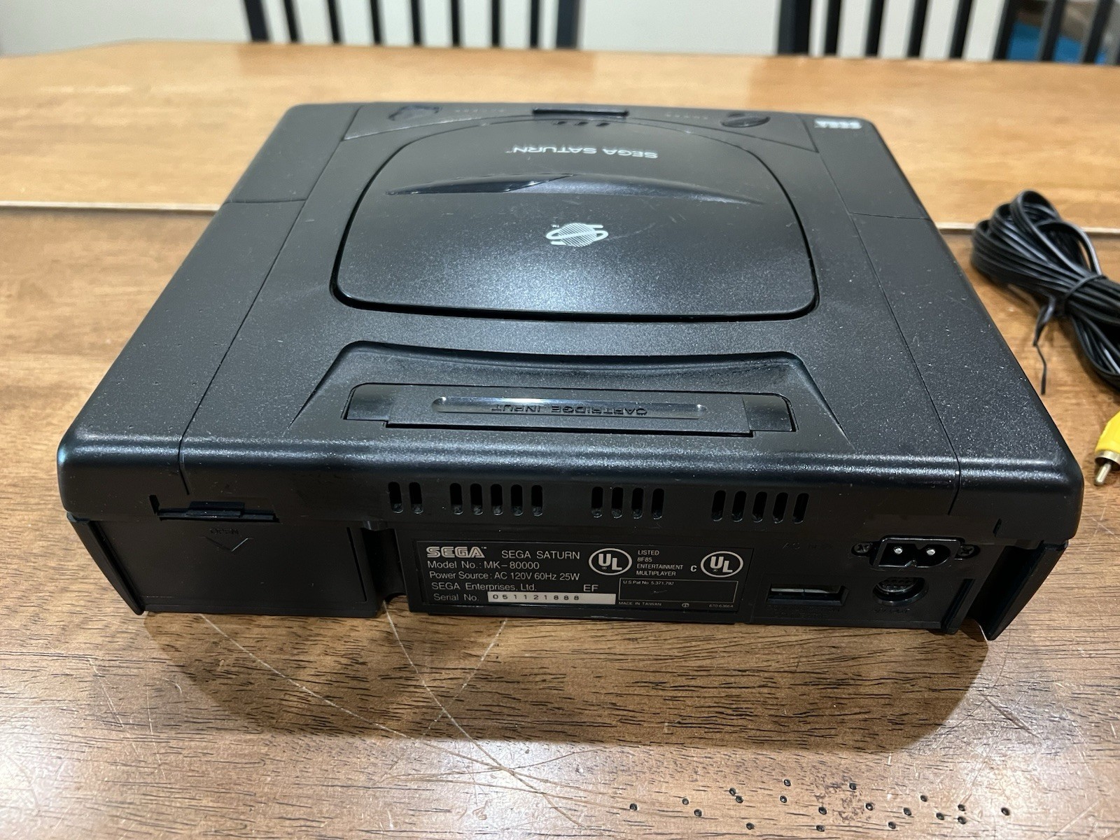 SEGA Saturn Home Console Black with OEM Controller & Virtual Cop