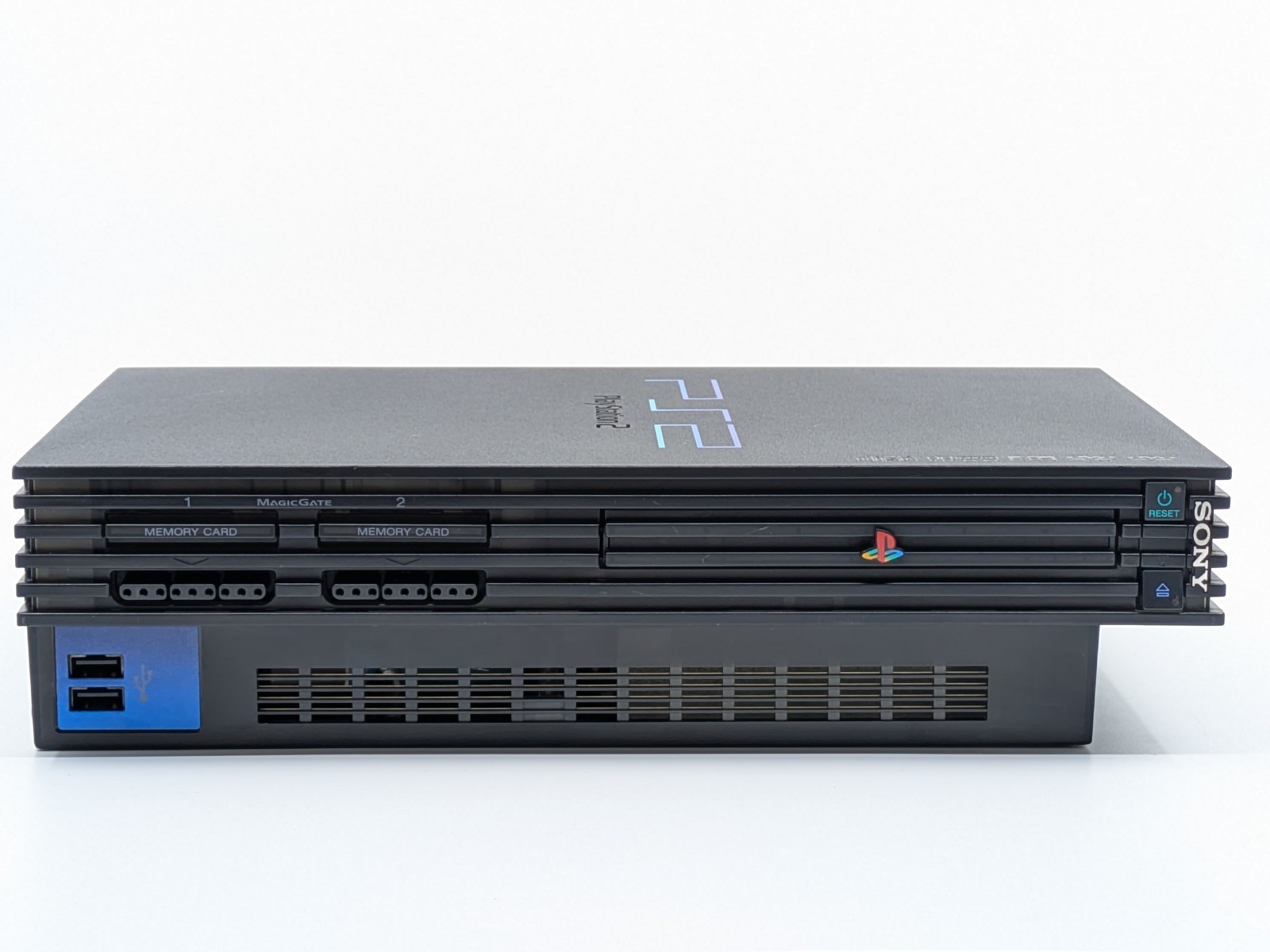 Sony PS2 Midnight Black SCPH-50000NB NTSC-J Console Tested w/ Controller 3Games
