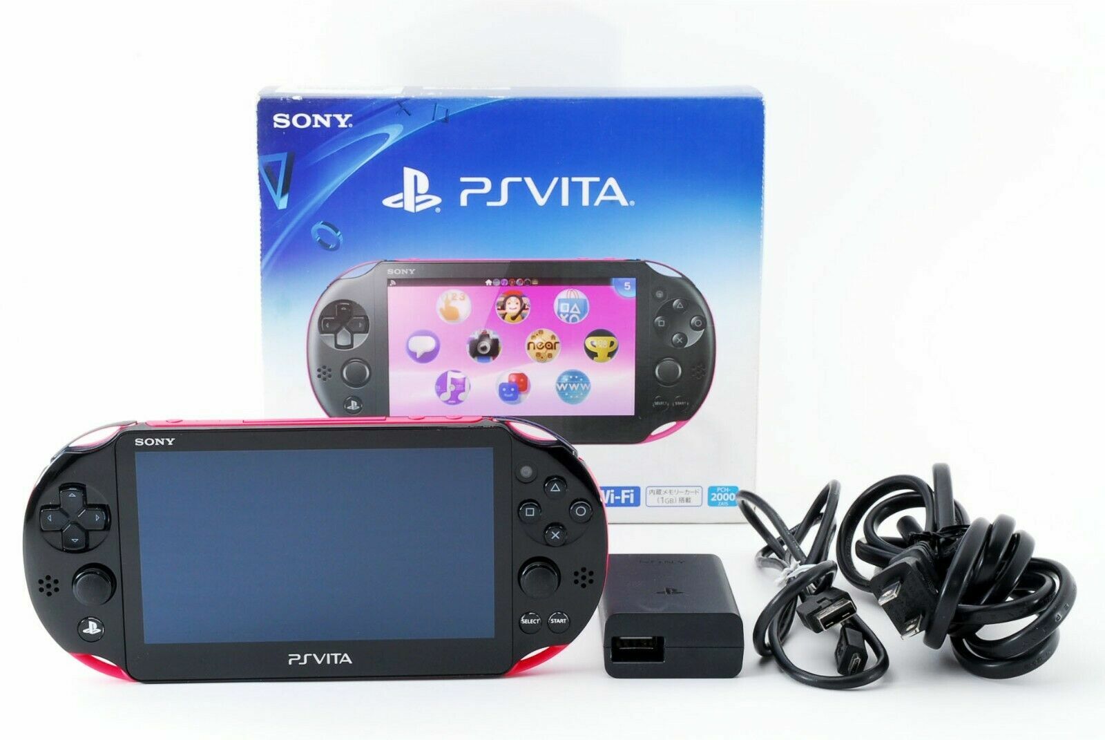 SONY PS Vita PCH-2000 Slim with Box + Accessory Various Color [Excellent]