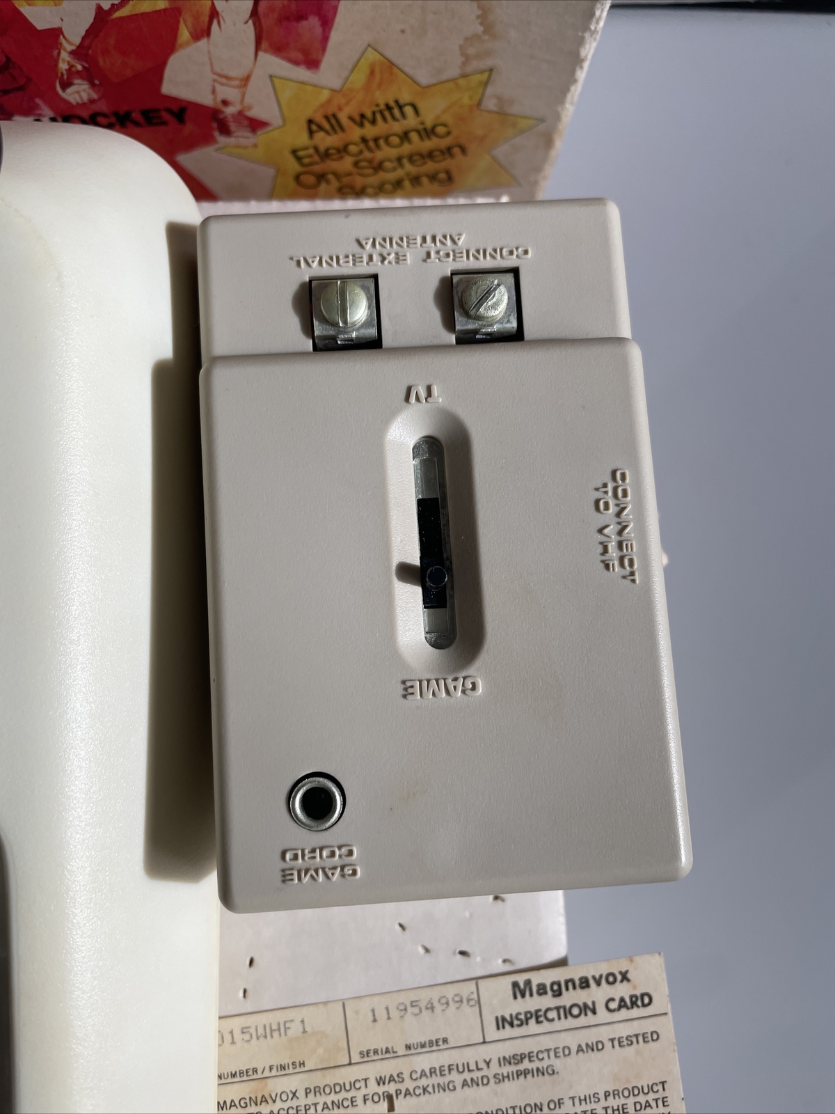 ODYSSEY 200 MAGNAVOX SYSTEM W/ BOX TENNIS HOCKEY SMASH VINTAGE UNTESTED