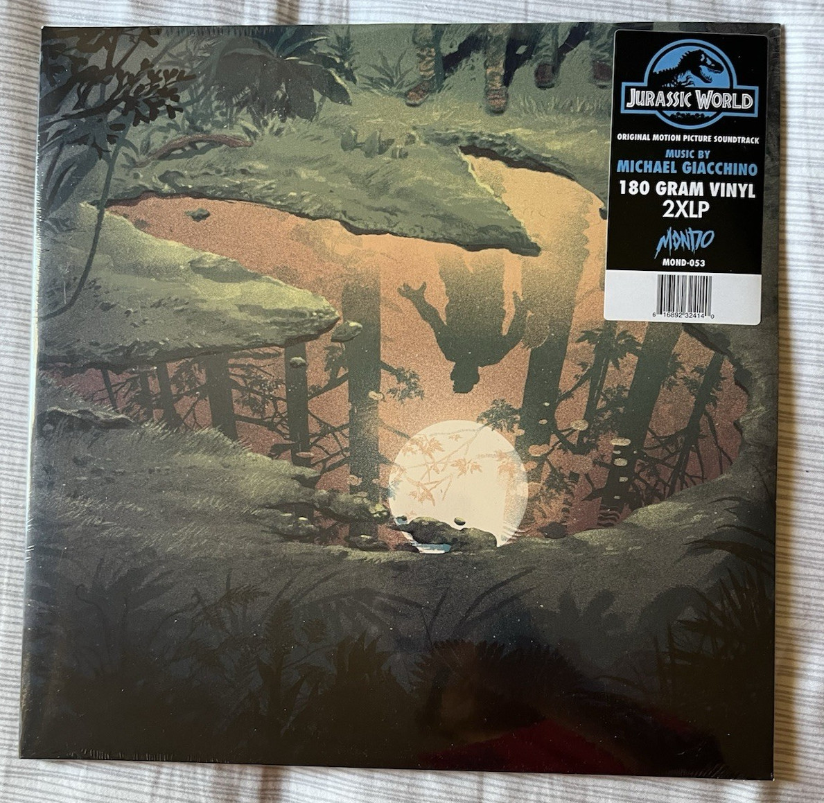 NEW Jurassic World Mondo Vinyl Webstore Exclusive Green Blue Movie Soundtrack