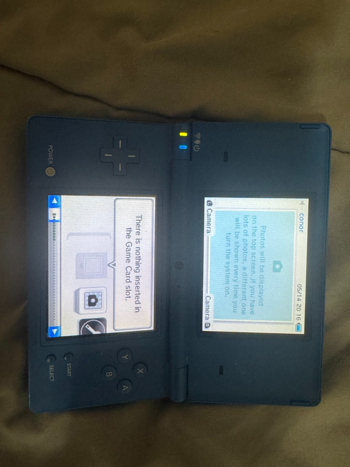 Nintendo DSi Light Blue Handheld Console with Charger