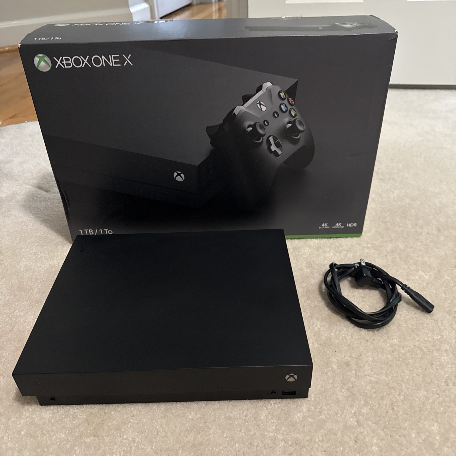 Microsoft Xbox One X 1TB Console – Black