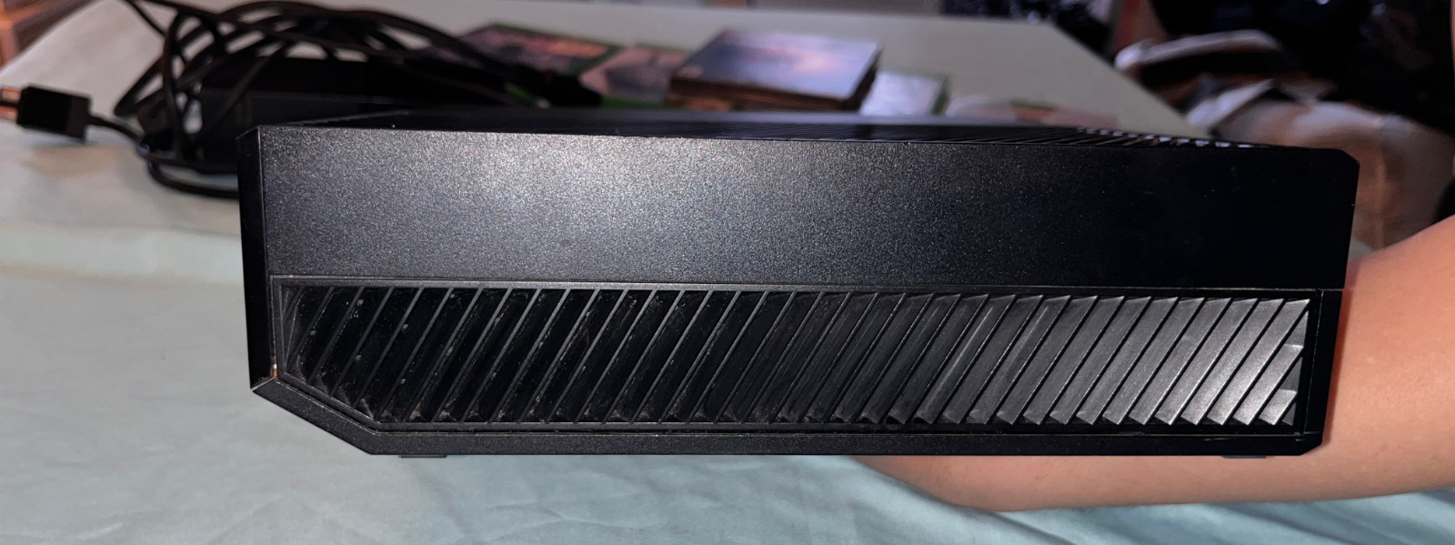 Microsoft Xbox One 1TB Console – Black -Used- Fair Condition – with games
