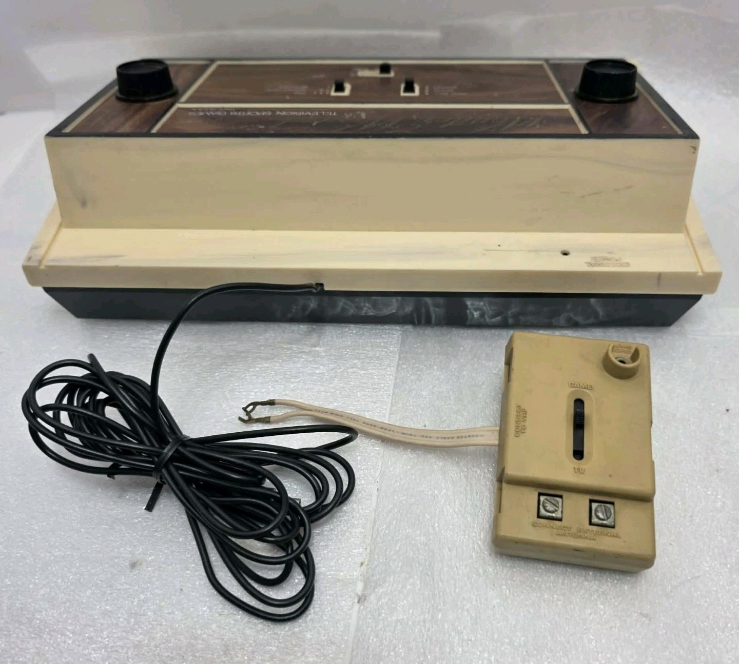 Vtg Wonder Wizard Video Game Console BG7702 Pong Gaming for Television *Untested