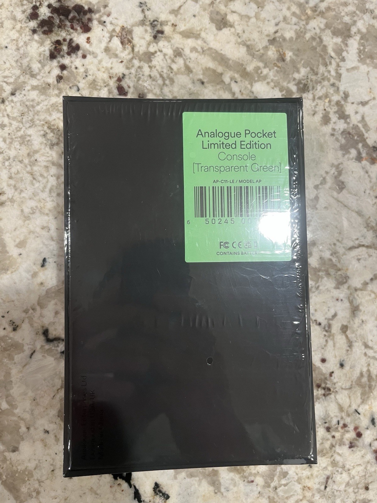 Sealed Analogue Pocket Transparent Green