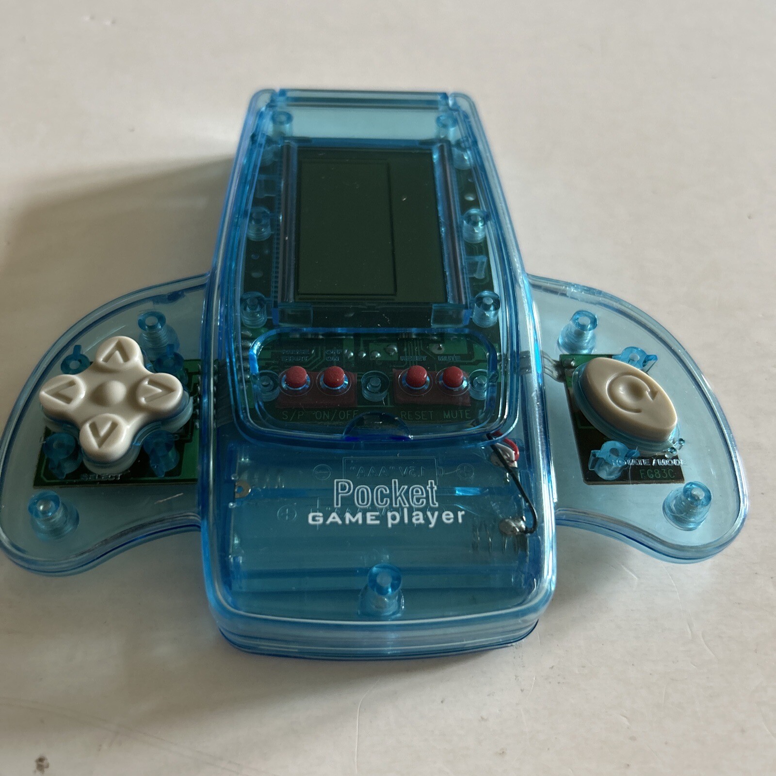 Pocket Game Player w/ Clear Blue Case- Tested