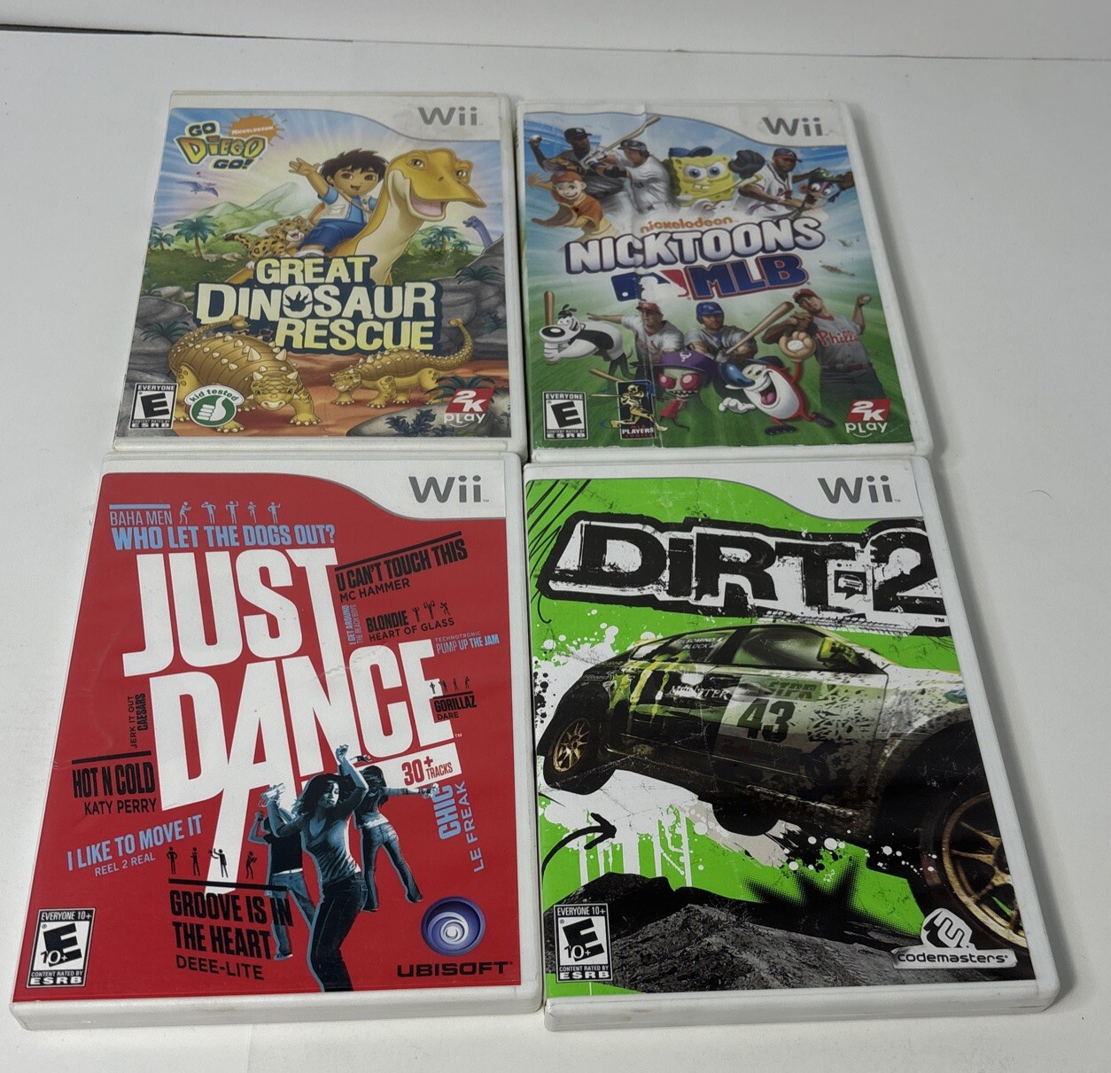 Nitendo Wii Console With Games And Accessories Game Lot