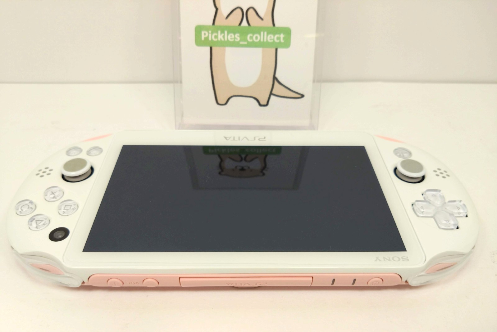 PS Vita Light Pink White Console only PCH-2000 ZA19 Wi-Fi PSV Tested 0528D