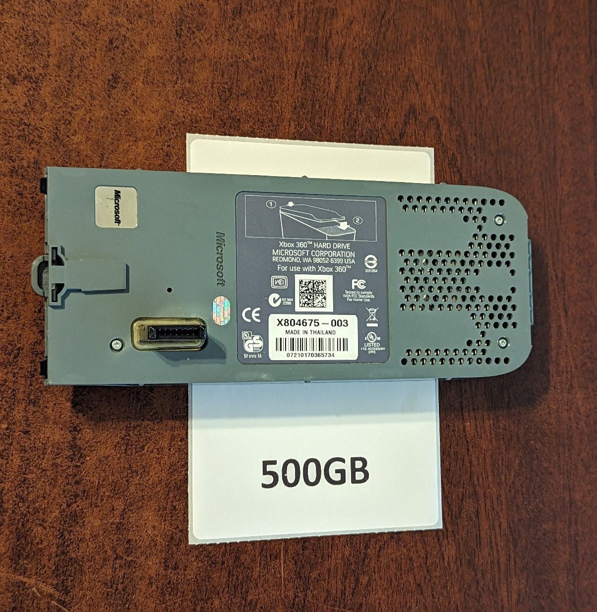 OEM Original Xbox 360 500GB Hard Drive Phat Fat *Backwards Compatible* Upgrade!