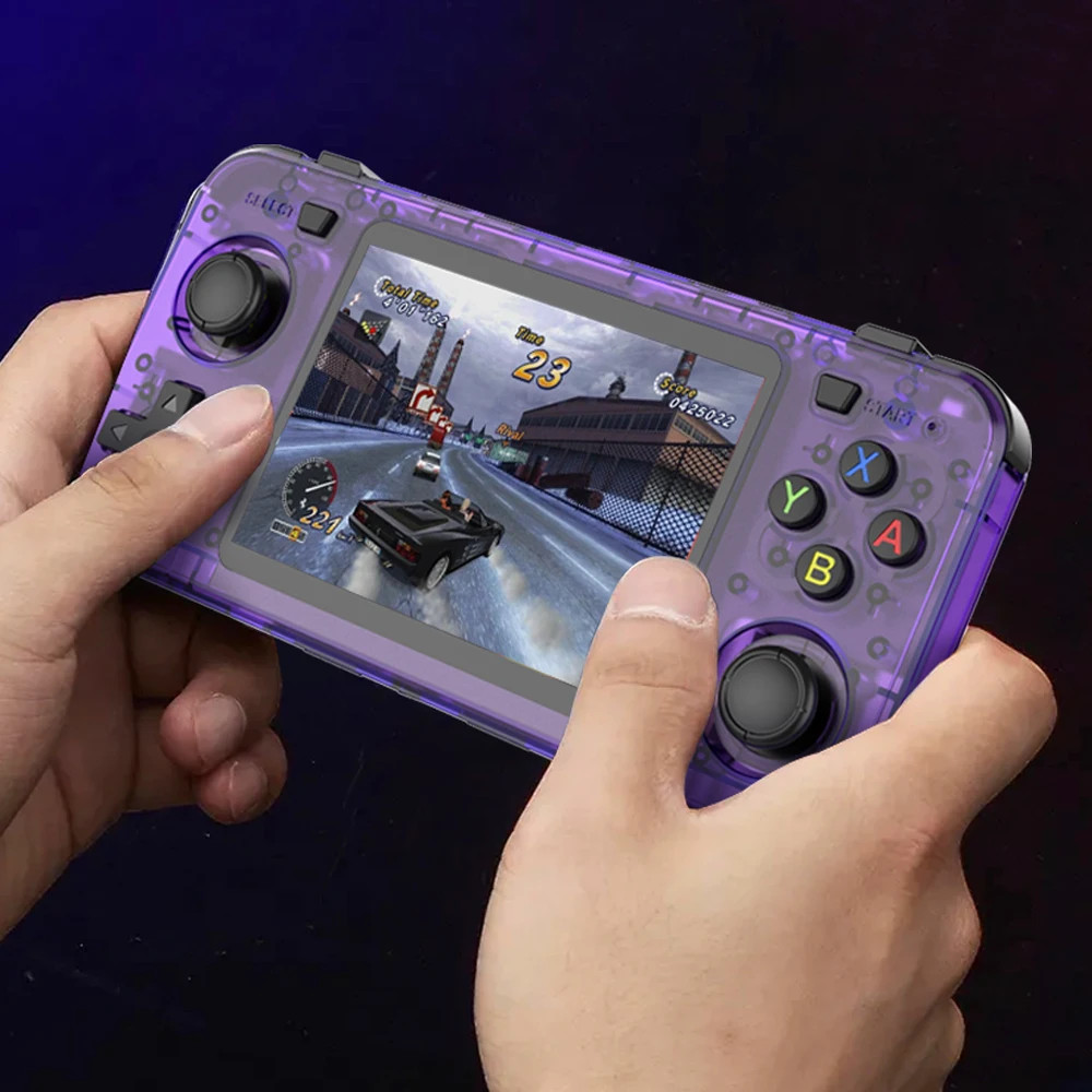 New R36H Retro Handheld Console Open-Source Linux System Classic Game Consoles 3