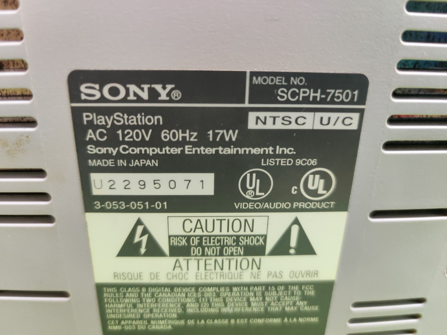 Sony PlayStation Console SCPH-7501 Bundle W/22 Games & Manuals -TESTED- WORKING-