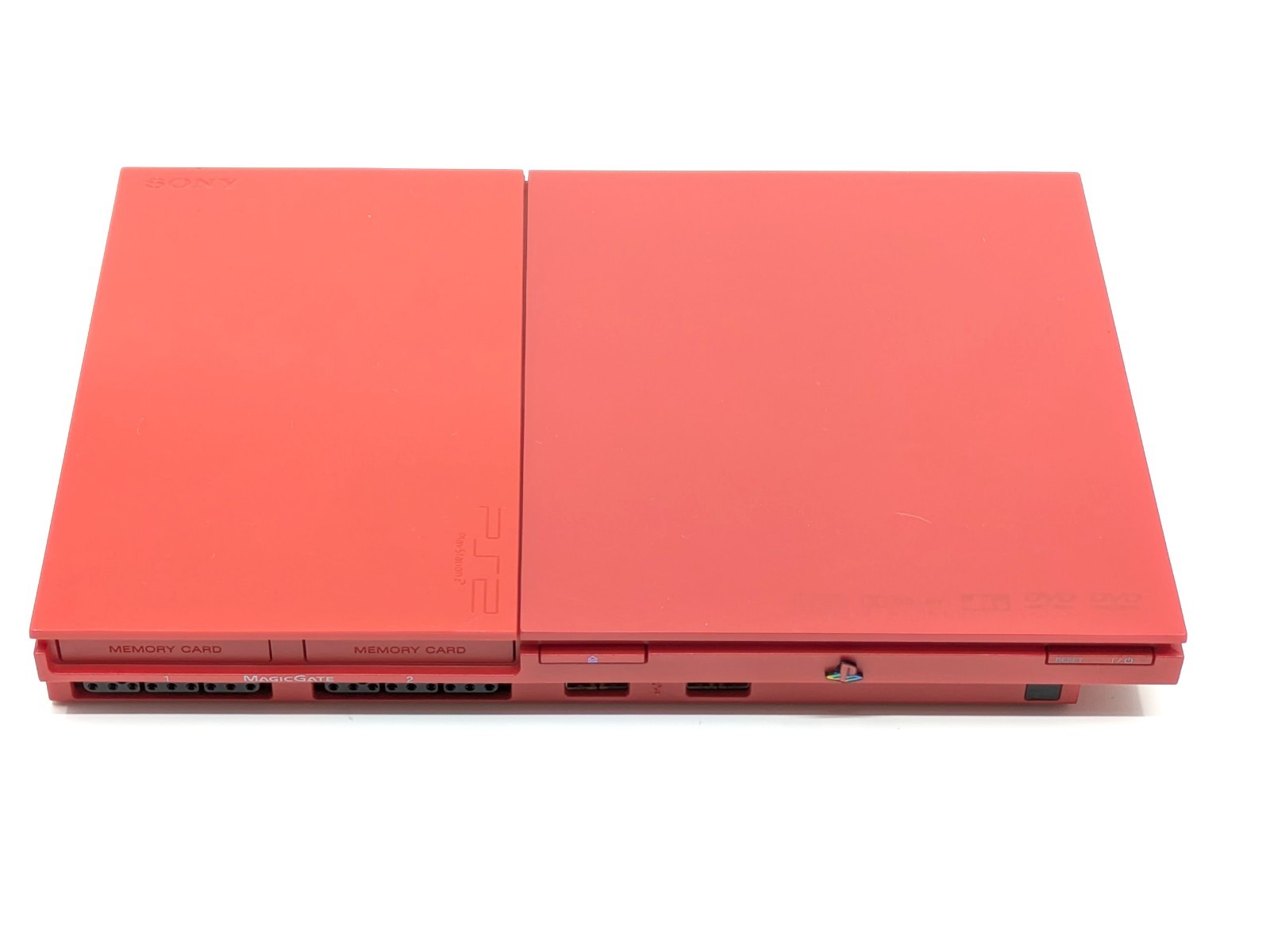 Sony PS2 Slim Cinnabar Red SCPH-90000 CR Console NTSC-J Tested Working