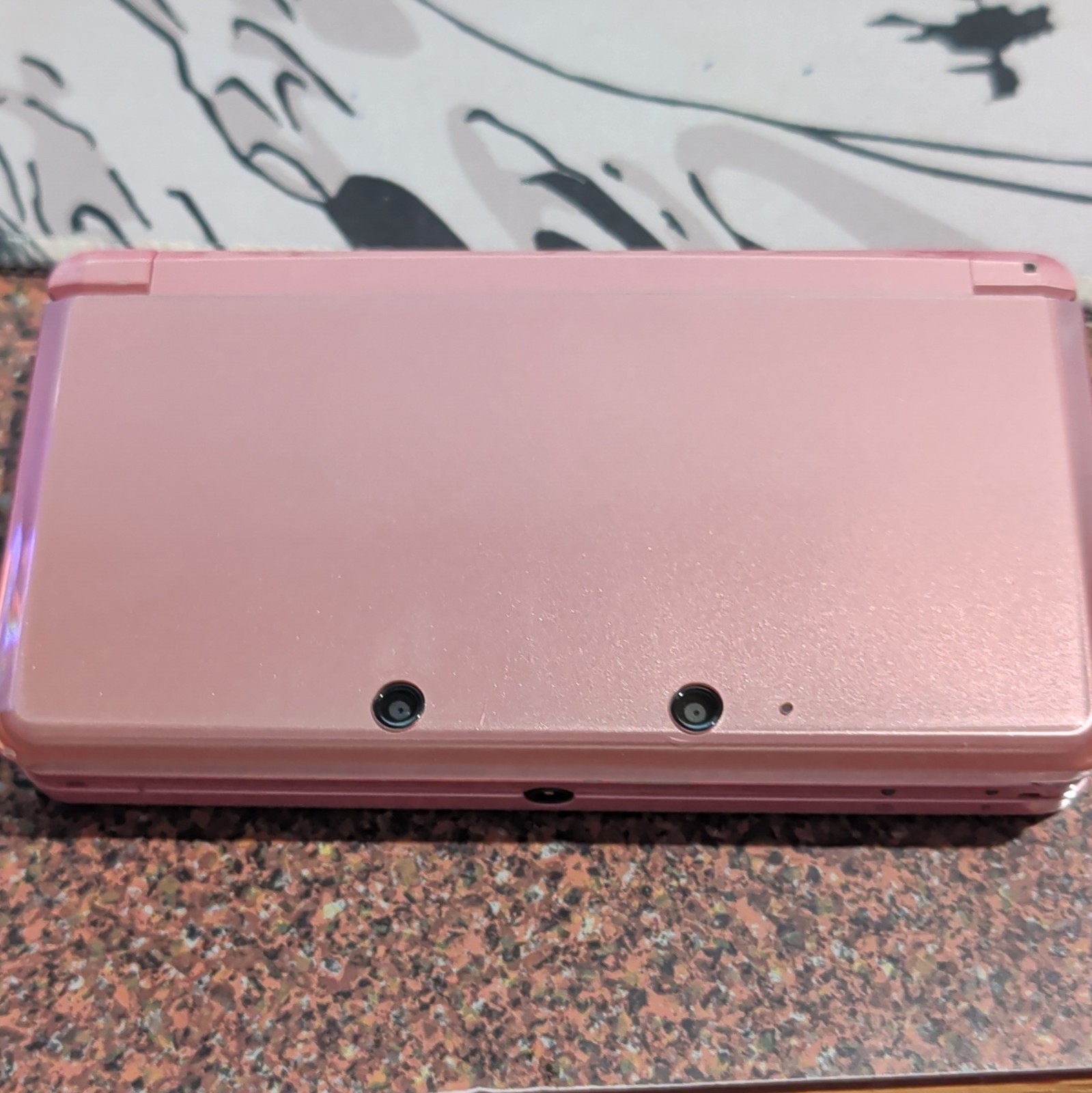 Nintendo 3DS Pink Handheld System NTSC-J Japan w/ Box Charger 3D Capable