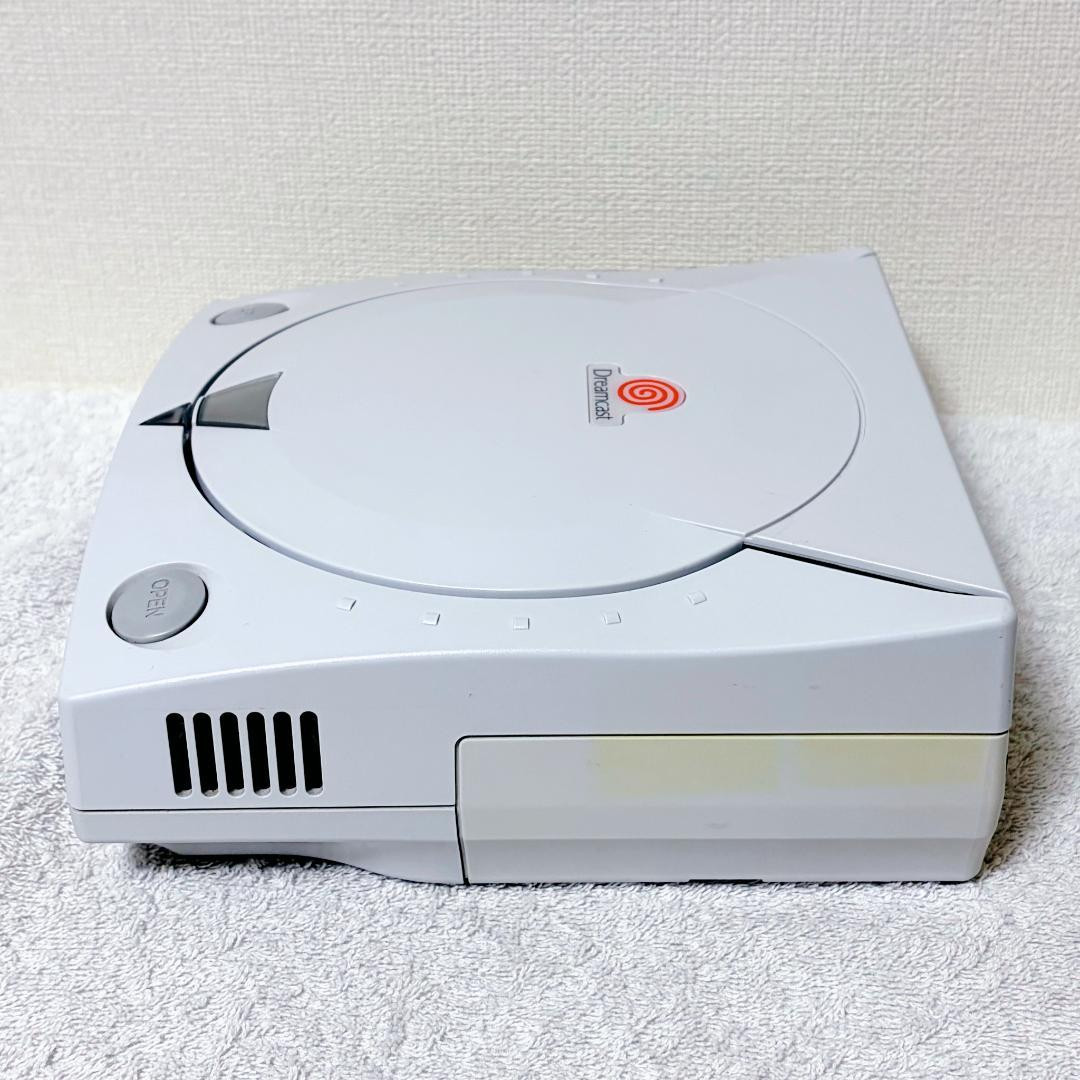 SEGA Dreamcast HKT-3000 White Console Controller Set Japan 100V Tested Working
