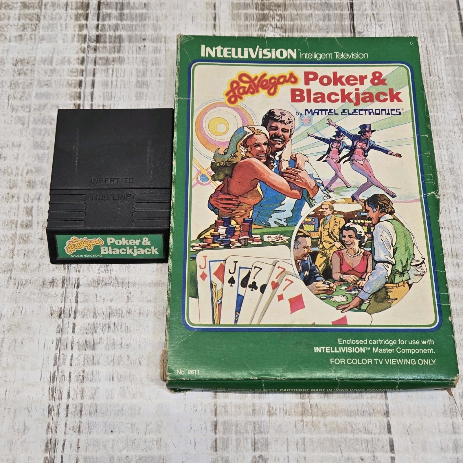 Intellivision Game Console – w/ 11 Games – Mattel 1979