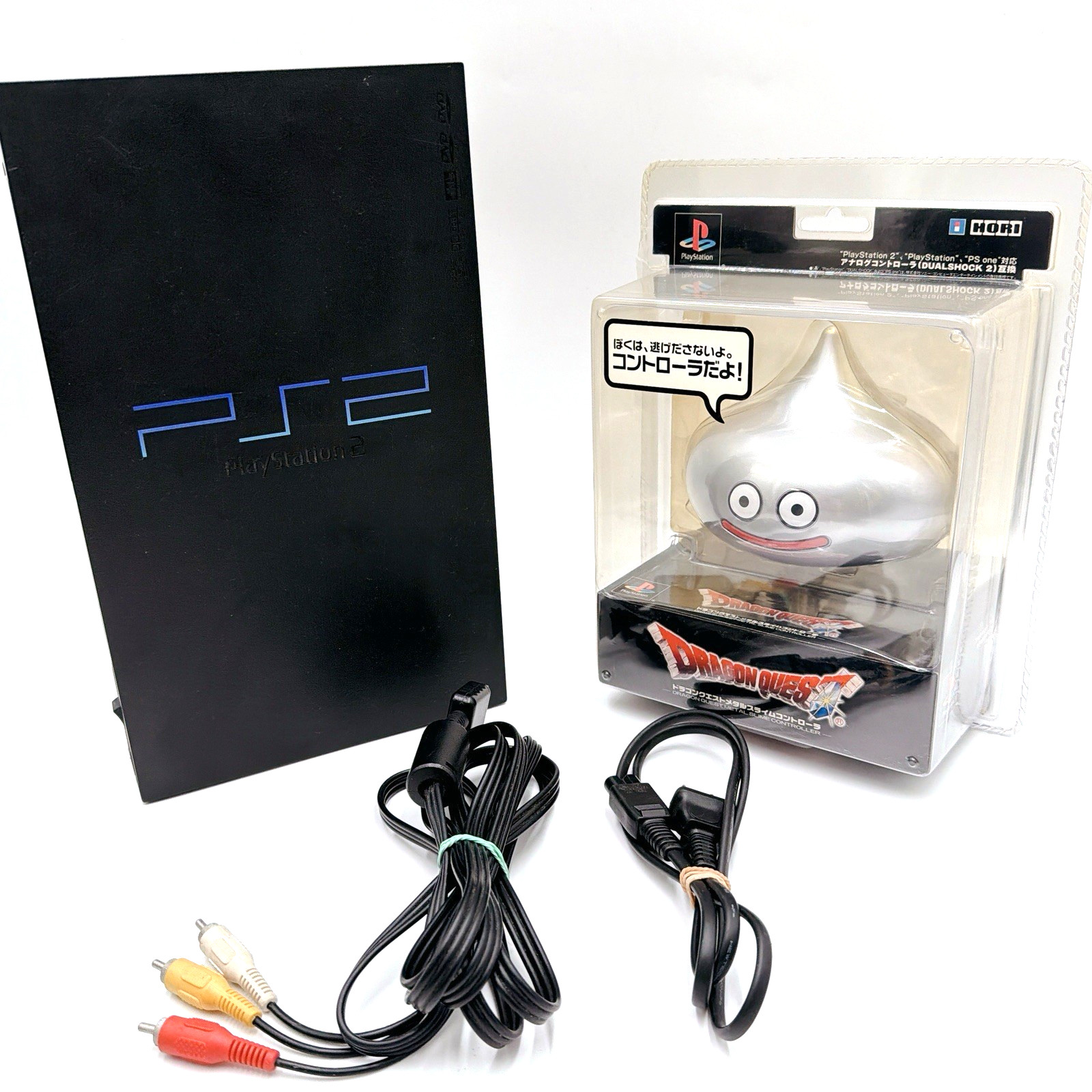 PlayStation2 PS2 SCPH-30000 Console W/Hori Metal Slime Controller NEW BOX,Cable