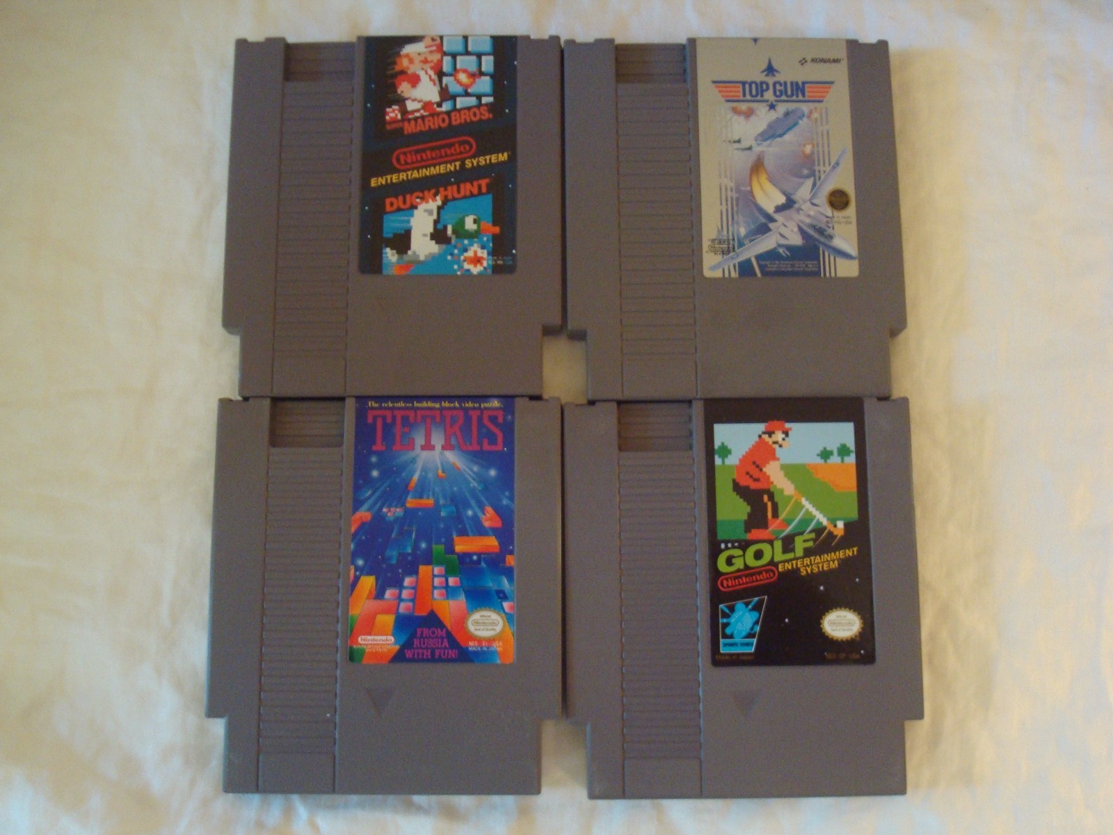 Nintendo NES Console System Bundle NEW PINS Games Super Mario Tetris Golf