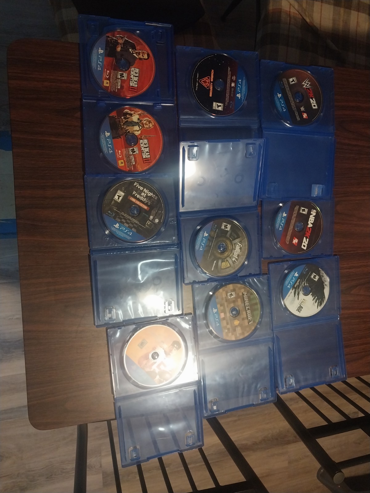 Ps4 Slim 500GB With 9 Games And Power Cord No Controller Fair Condition