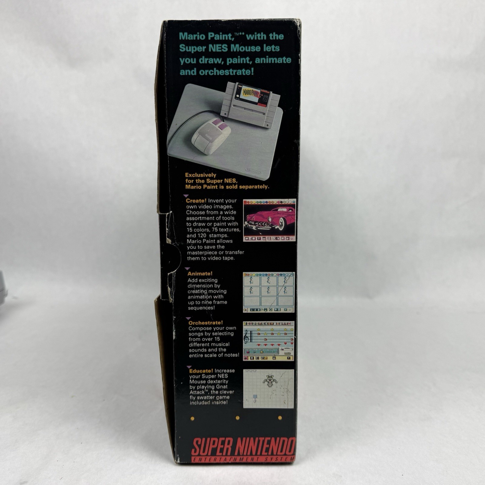 Super Nintendo System SNES Super Set Complete w/Box & Manual TESTED