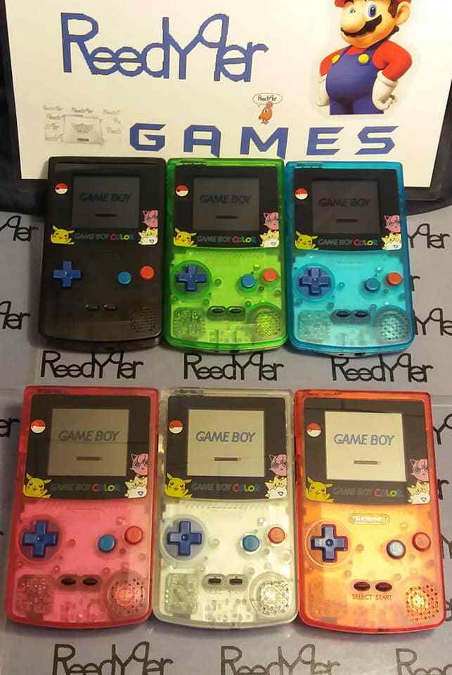 PICK A COLOR CLEAR GBC Pokemon Pikachu Edition Nintendo System Gameboy Game boy