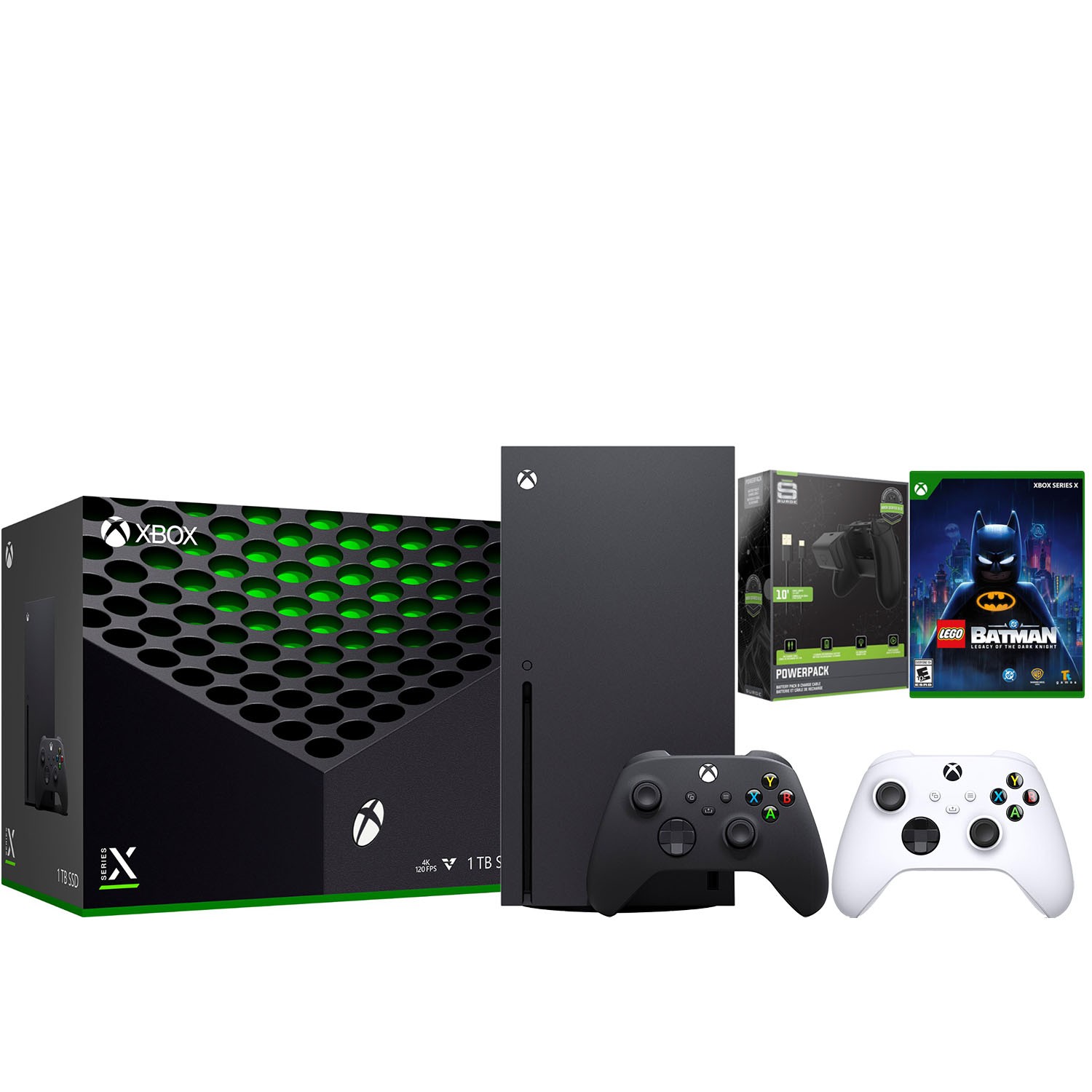 Xbox Series X 1TB Disc + Extra Controller + LEGO Batman – Robot White