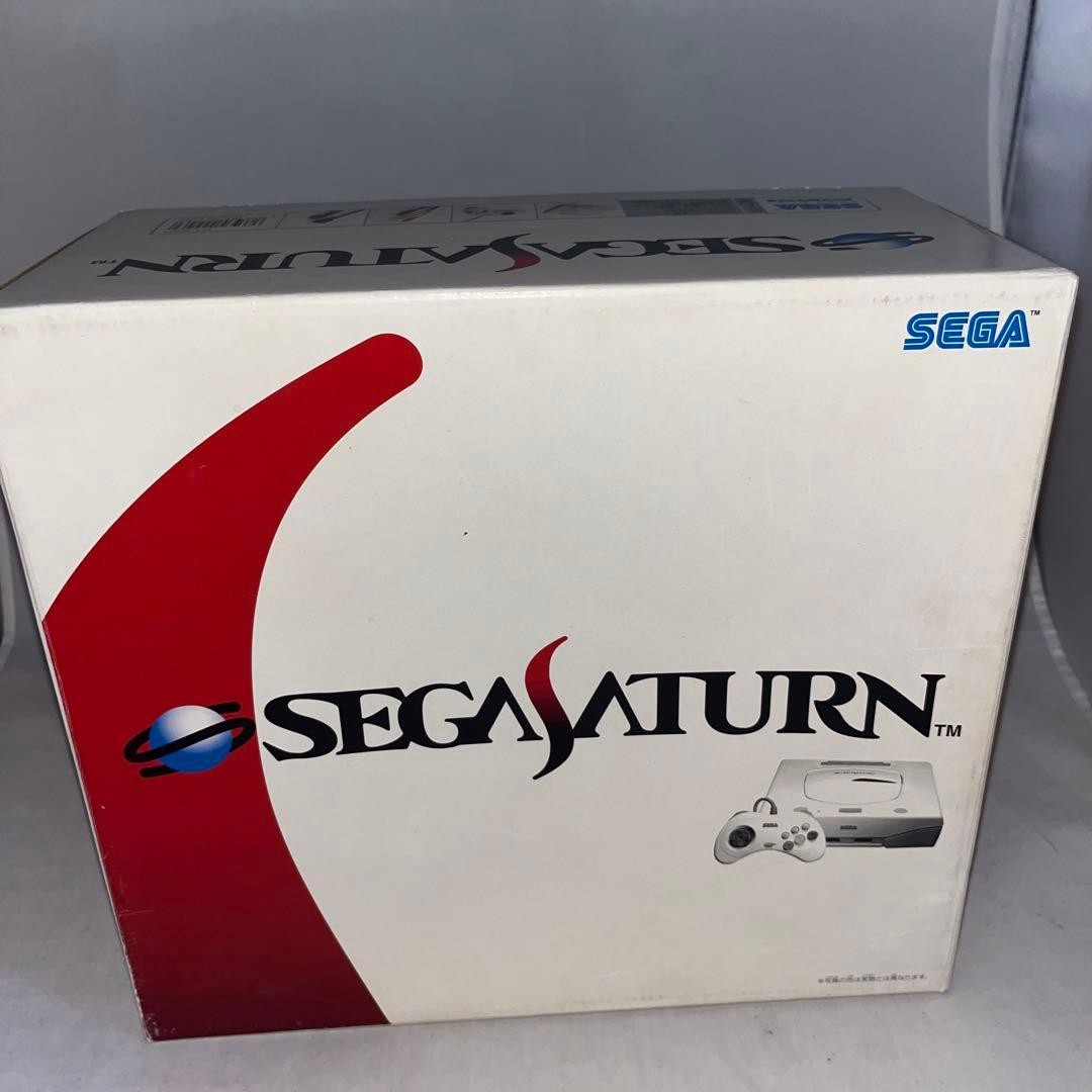 SEGA Saturn HST-0019 Console Postcard Included Tested Working Japan