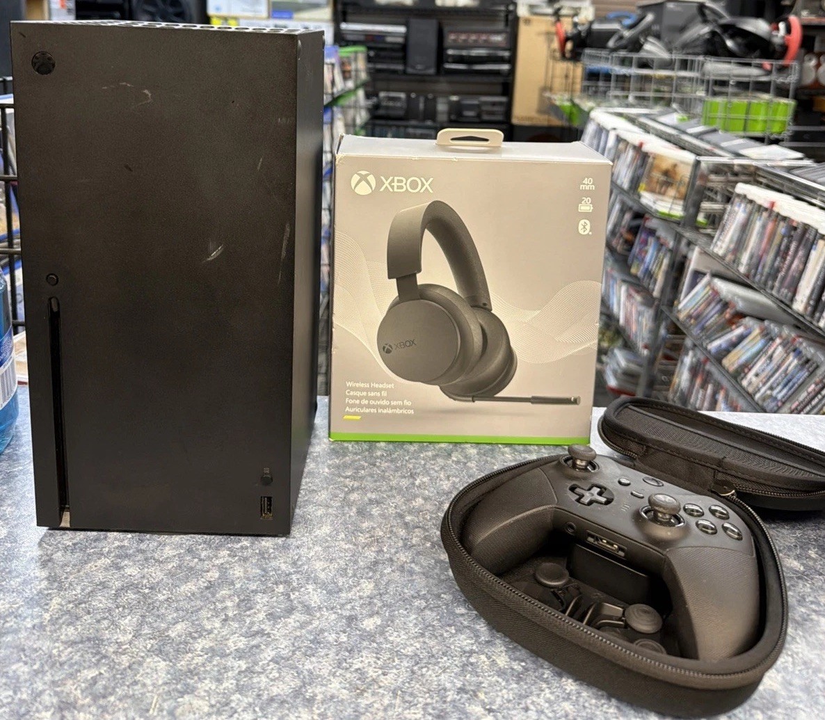 Microsoft Xbox Series X 1TB SSD Home Console W/Elite Controller & New Headset