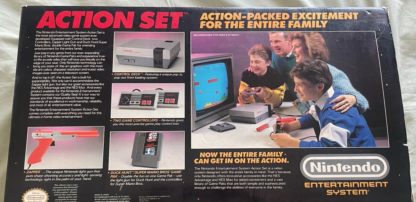 Nintendo NES Action Set Home Console – White/Gray