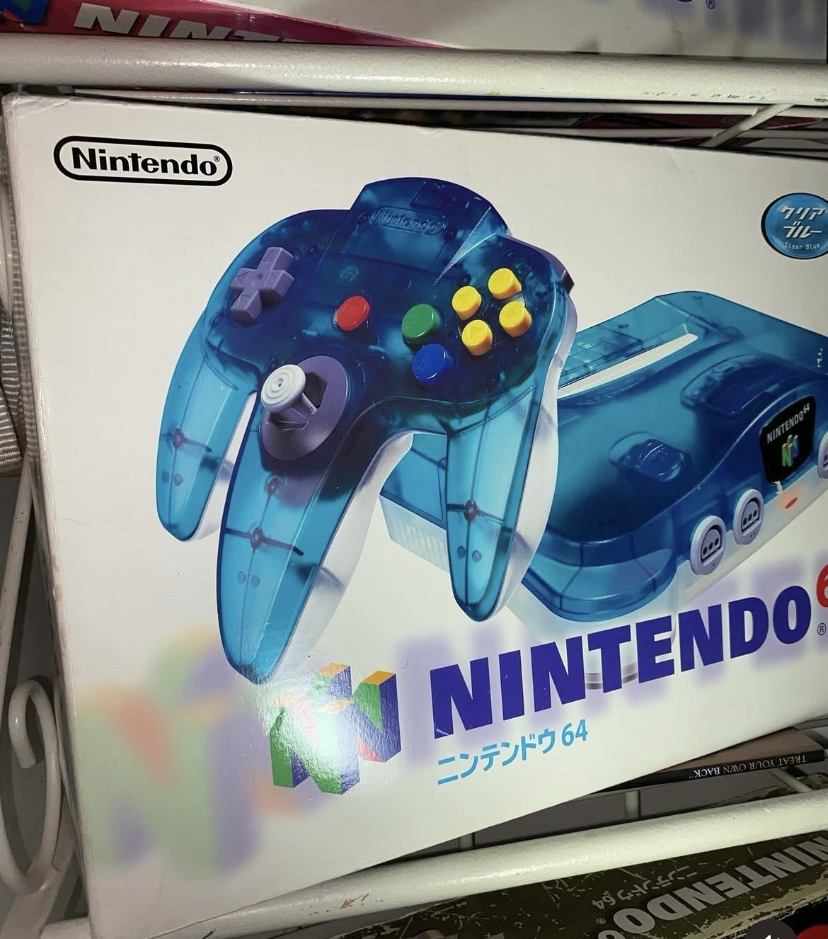 Nintendo 64 Console – Clear Blue Cib Mint Japan
