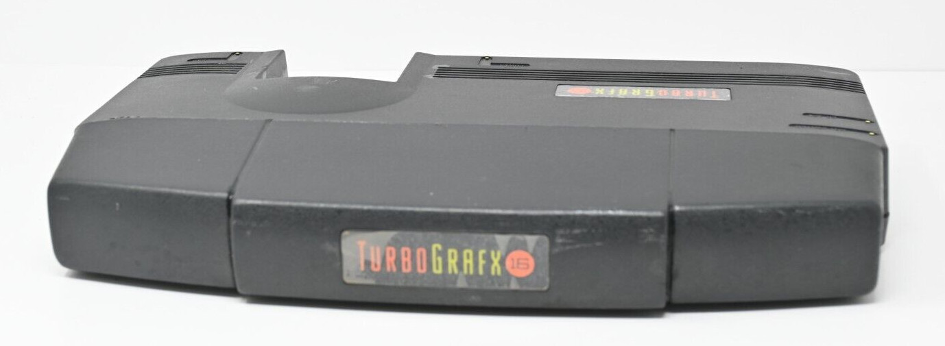 TurboGrafx-16 TG16 System Black Console Only Tested **No Cords/Controllers**