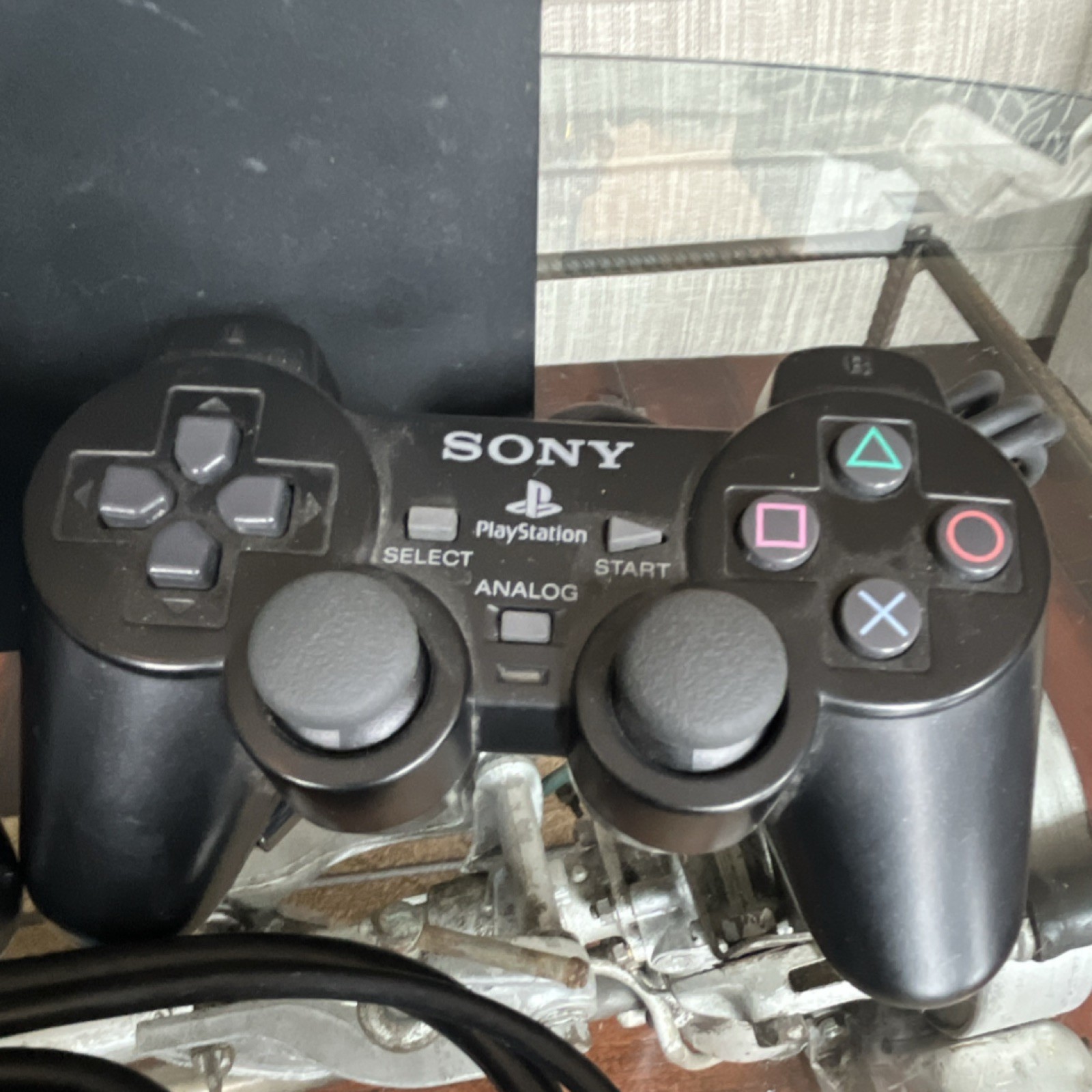 Sony PlayStation 2 Console SCPH-39001 Black Controllers Cables USB Expansion Bay