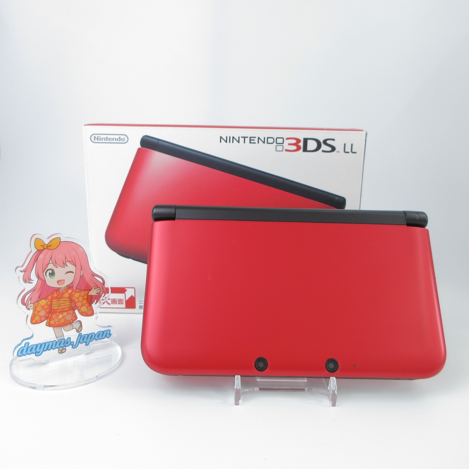 【Near Mint】Nintendo 3DS LL XL Red x Black Console Japanese Edition #NET1209/04