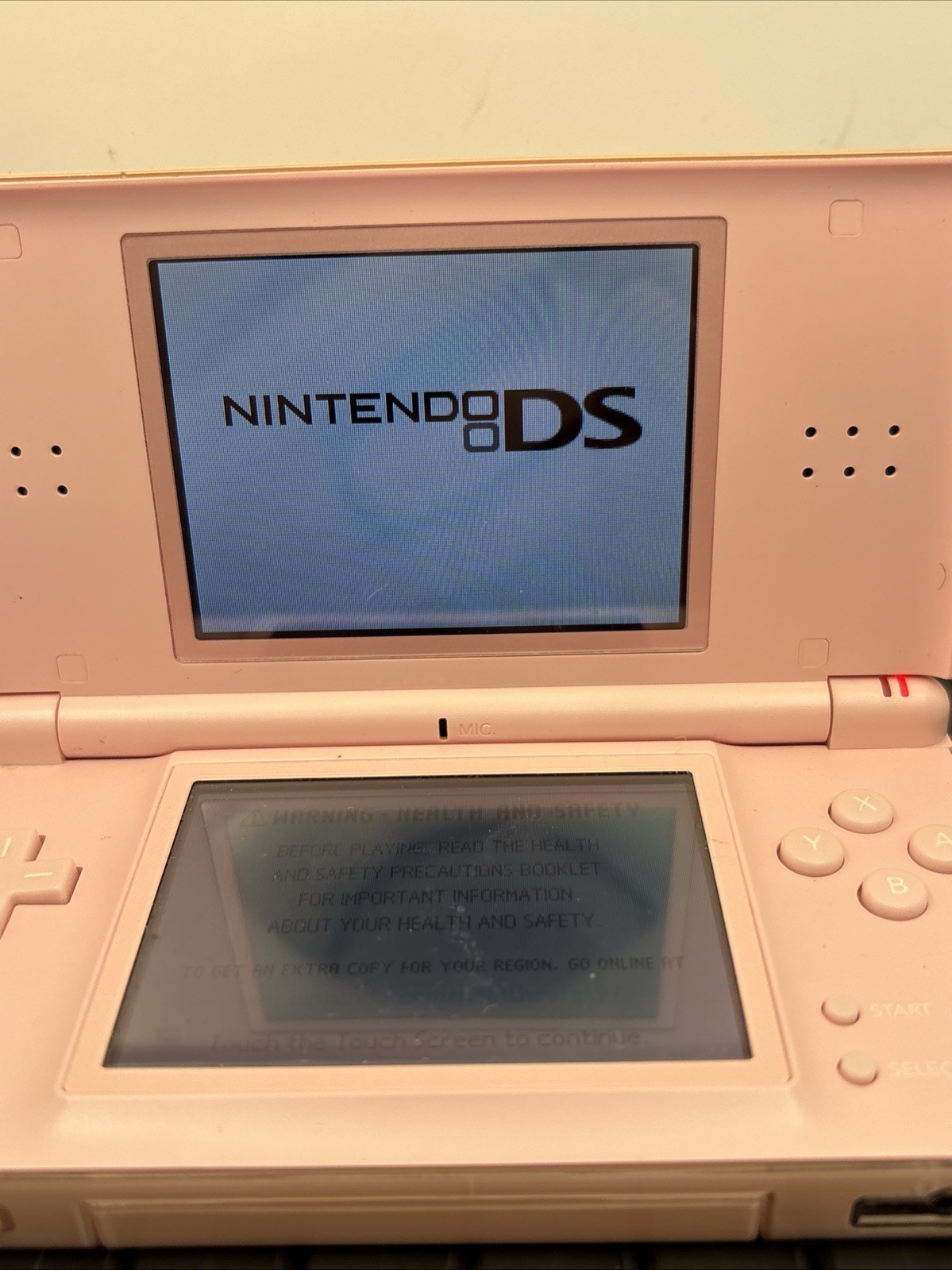 Nintendo DS Lite Metallic Rose Pink Console Bundle 13 Games Fossil Fighters CIB