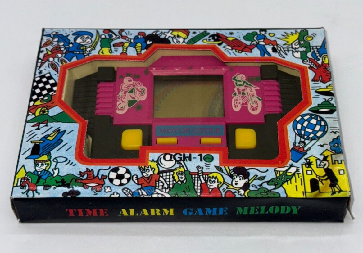 MOTORCYCLE – LCD Game & Watch Portable Console – 1990’s – DEADSTOCK – BOXED