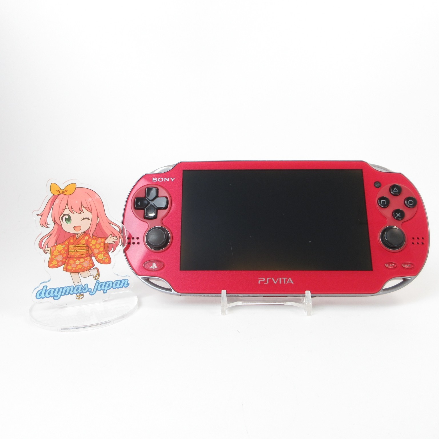 【Excellent】Sony PS Vita PCH-1000 Cosmic Red Wi-Fi Model Console only #Arr0412/02
